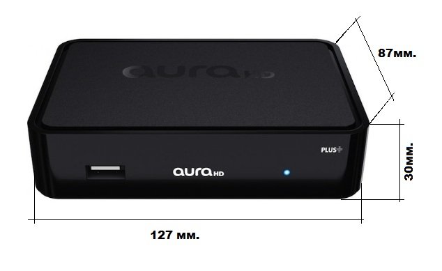 Aura HD Plus внешний вид и размеры